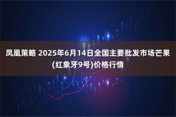 凤凰策略 2025年6月14日全国主要批发市场芒果(红象牙9号)价格行情